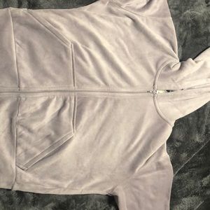 H&M fluffy soft hoodie pastel purple
